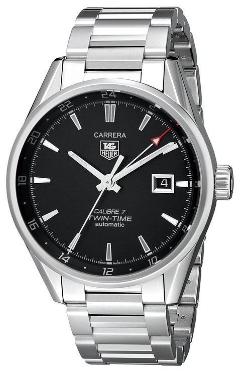 TAG Heuer Men's WAR2010.BA0723 Carrera Analog Display Swiss Automatic Silver Watch