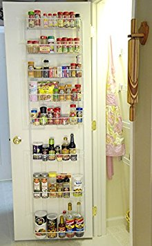 18 Inch Wide Adjustable Door Rack Pantry Organizer