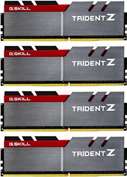 G.SKILL 32GB (4 x 8GB) TridentZ Series DDR4 PC4-28800 3600MHZ For Intel Z170 Platform 288-Pin Desktop Memory Model F4-3600C17Q-32GTZ