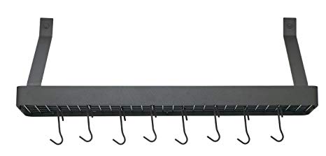 Cuisinart CRBS-36MBK Chef's Classic 37-Inch Rectangular Wall-Mount Bookshelf Rack, Matte Black