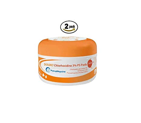 Douxo Chlorhexidine PS   Climbazole Pads 30 Pads (2 Pack)