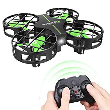 Dwi Dowellin Mini Drone with Crash Proof Altitude Hold 360° Flips and Rolls Nano RC Quadcopter One Key Take Off Landing Toy for Kids Boys and Girls Beginner, Green
