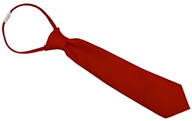 Johnnie Lene Boys Solid Satin Long Tie From Baby to Teen