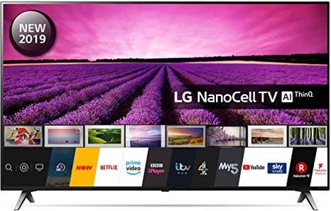 LG 55SM8500PLA 55 Inch UHD 4K HDR Smart NanoCell LED TV with Freeview Play - Black (2019 Model)