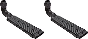 Amerimax 4601 Downspout Extension, Black Pack of 2