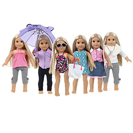 American Girl Doll Clothes and American Girl Clothes for 18 Inch Dolls - These American Girl Doll Accessories are One of a Kind- American Girl Doll Stuff for Endless Hours of Play -Shoes Not Included