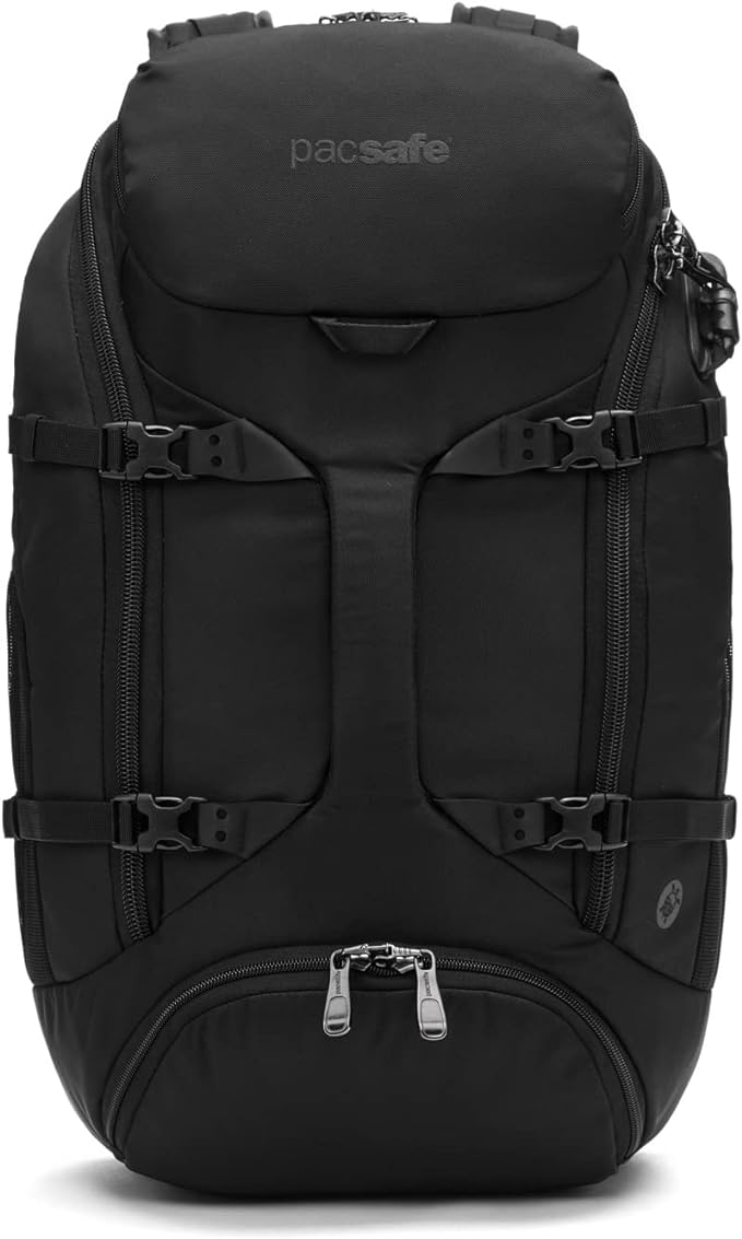 Pacsafe Venturesafe EXP35 Anti Theft Travel Backpack, Black