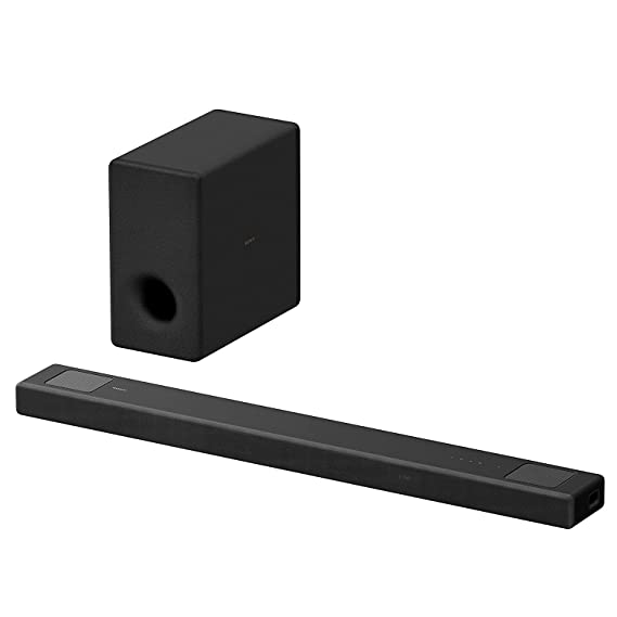 Sony HT-A5000 A Series Premium Soundbar 5.1.2ch 8k/4k 360 SSM Home theatre system with Dolby Atmos and Wireless subwoofer SA-SW3(Hi Res & 360 Reality Audio, 8K/4K HDR, Bluetooth, HDMI eARC)