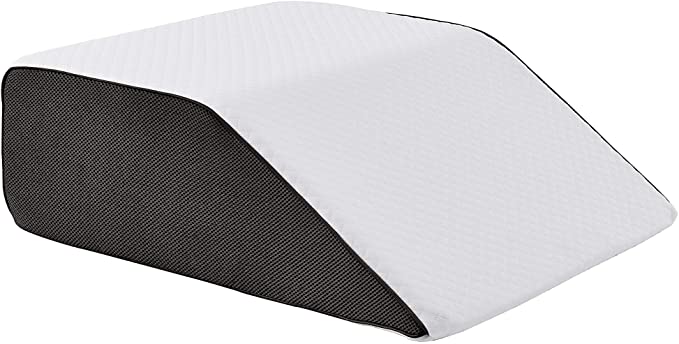 LIVIVO Premium Memory Foam Leg Rest Wedge Pillow - Reduces Back Neck Hip Pain Snoring Heartburn Acid Reflux – Post Surgery Recovery Bed Improves Knee Circulation – Elevated Support with Cover