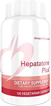 Designs for Health - Hepatatone Plus - Liver Support   600mg NAC   500mg Milk Thistle   Reishi   Cordyceps, 120 Capsules