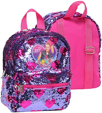JoJo Siwa Mini Backpack with Brushed Sequins