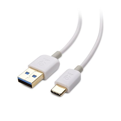 Cable Matters USB 3.1 Type C (USB-C) to Type A (USB-A) Cable in White 3.3 Feet