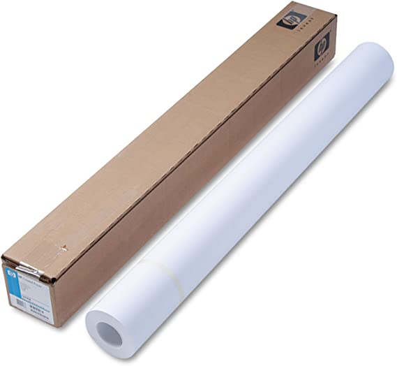 Hp C6020b Coated Paper, 24 Lb, 36-Inch X150-Ft , 90 Ge/101 Iso, Br White