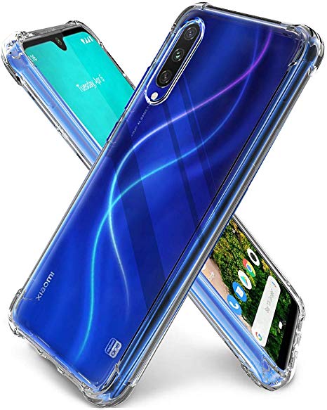 QHOHQ Case for Xiaomi Mi A3, Transparent Ultra Slim Thin Soft Silicone TPU Gel Rubber Case for Xiaomi Mi A3 (Clear)