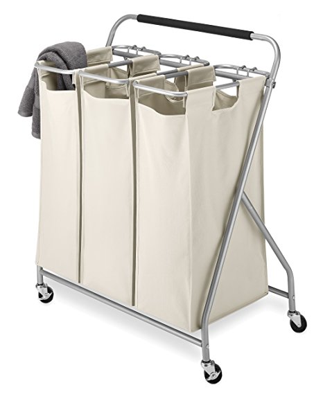 Whitmor 3-Bag Triple Laundry Sorter