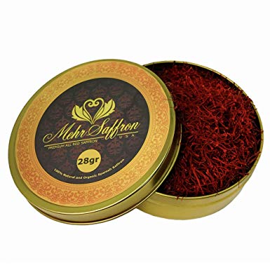 Mehr Saffron, Premium Spanish Saffron Threads / 1 Ounce (28 Gram)