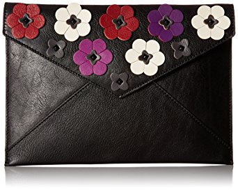 Rebecca Minkoff Floral Applique Leo Clutch