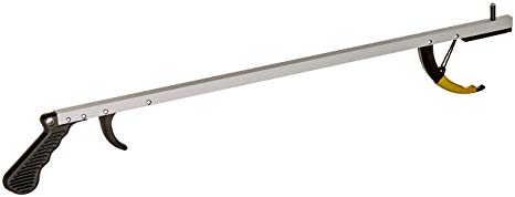 Sammons Preston Reacher, Lightweight 26" Long Handled Extension Grabber Tool, 6 oz. Handy Picker Up Tool and Reaching Claw, Aluminum Trash Pickup Aid & Lightbulb Remover, Garden Nabber