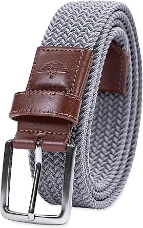 Dockers Men's Casual Everyday Braided Fabric Fully Adjustable Web Belt