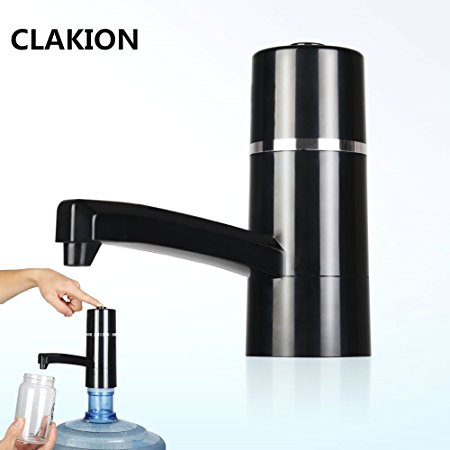 CLAKION Wireless Automatic Electric Water Pump Dispenser, Portable Water Drinking Button Pump Dispenser