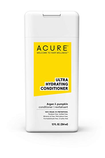 ACURE Ultra Hydrating  Conditioner | 100% Vegan |  Performance Driven Hair Care | Argan & Pumpkin - Ultra Hydrating Moisture  & Omega Fatty Acids | 12 Fl oz