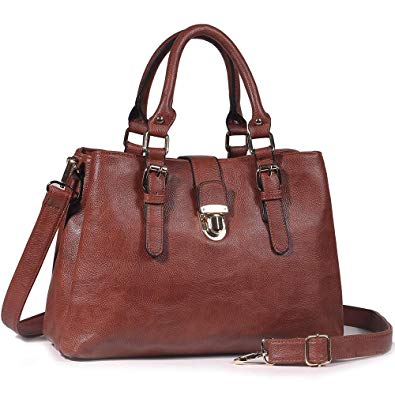 Handbags for Women Uncle.Y Shoulder Laptop Tote Zipper Satchel PU Leather Crossbody Bag