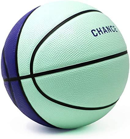 Chance Premium Rubber Outdoor/Indoor Basketball (Size 5 Kids & Youth, 6 WNBA Womens, 7 Mens NCAA & NBA Basketball) (Size 27.5, 28.5, 29.5)