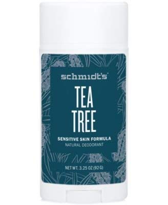 Schmidt's Sensitive Skin Deodorant, Tea Tree, 3.25 Ounce