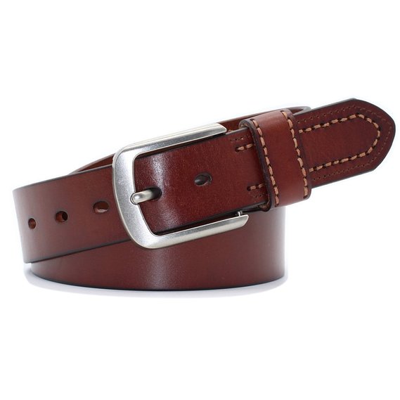 Pazaro Leather Belts for Men 100% Full Grain Leather Apparel Belt 38mm Wide