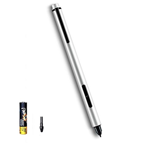 Surface Stylus Pen, Digital Tablet Pen, 1024 Levels of Pressure for High-Fidelity Writing, Drawing or Painting for Surface Pro 4 and Surface Pro 3-Sliver