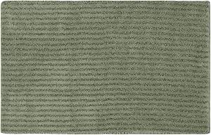 Garland Rug Sheridan Plush Washable Nylon Rug, 24-Inch by 40-Inch, Deep Fern