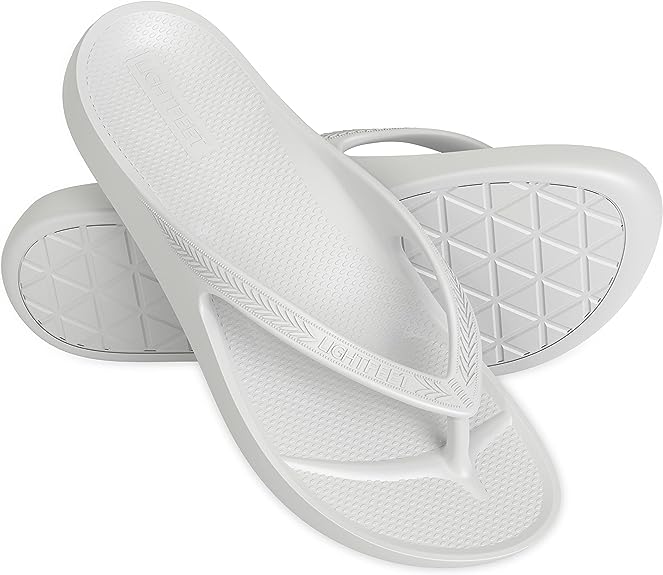 LightFeet Arch Support Flip Flops –&nbsp; Australian Podiatrists Designed FlipFlops for Women & Men Prevent Tired Aching Legs | Unisex Orthotic Plantar Fasciitis Flip Flops Made From Recycled Materials