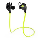 Aukey Sport Bluetooth Headphone Bluetooth 41 Wireless Stereo Sport Headphones Running Gym Exercise Sweatproof Earphones with AptX Built-in Mic for iPhone 6S Samsung Android Smartphones EP-B4