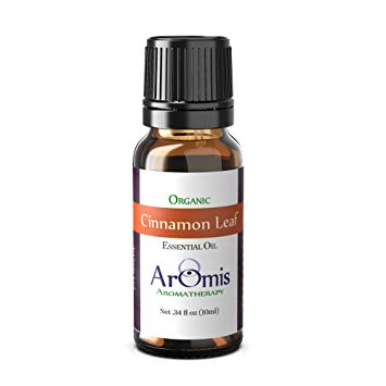 Cinnamon Leaf Essential Oil - Certified Organic- 100% Pure Therapeutic Grade (10ml)