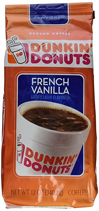 Dunkin Donuts French Vanilla Ground Coffee - 12 oz
