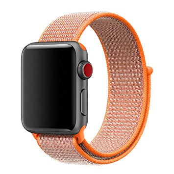 For Apple Watch Band 38mm 42mm Soft Breathable Woven Nylon Replacement Sport Loop Band for Apple Watch Series 3 Series 2 Series 1