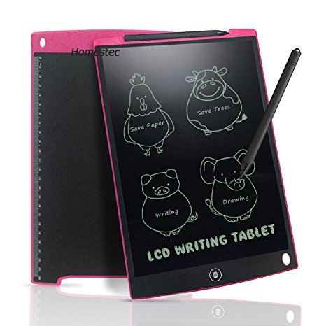 Newyes 12-Inch LCD Writing tablet Graphic Tablets Drawing Board for kids (Pink)