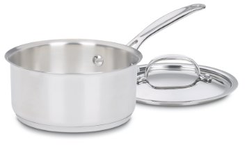 Cuisinart 719-14 Chefs Classic Stainless 1-Quart Saucepan with Cover