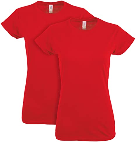 Gildan Women's Softstyle Cotton T-Shirt, Style G64000l, 2-Pack