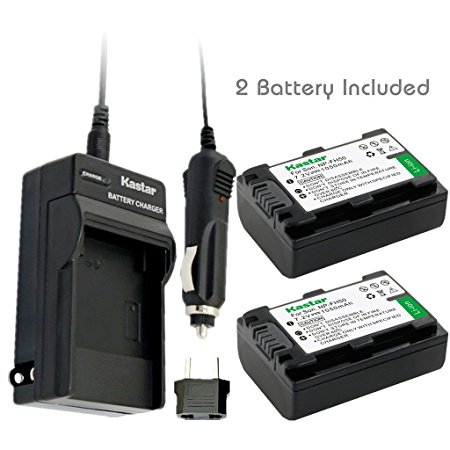 Kastar Battery (2-Pack) and Charger Kit for Sony NP-FH50, NP-FH40, NP-FH30, NP-FP50, NP-FP51 work with Sony DSLR-A230, DSLR-A330, DSLR-A290, DSLR-A380, DSLR-A390, HDR-TG1E, HDR-TG3, HDR-TG5, HDR-TG5V, HDR-TG7, DSC-HX1, DSC-HX200,?DSC-HX100V