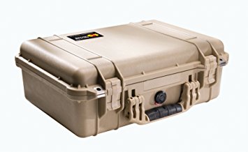 Pelican 1500 Case with Foam for Camera (Desert Tan)