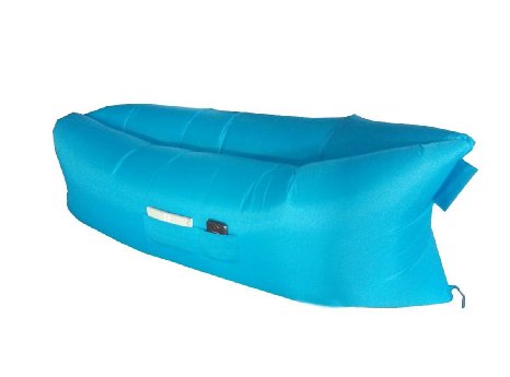 Inflatable Chair Lounger ­ Air Filled Lounge Style Sofa Couch ­ No Pump Needed To Inflate ­ Perfect for  Outdoor / Beach / Pool / Camping / Music Festivals ­ Nylon Safe For Kids And Adults ­ Sportnug ­ 100%  Satisfaction Guaranteed!