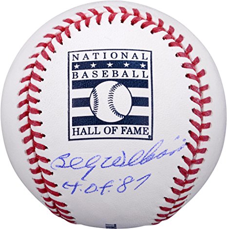 Billy Williams Chicago Cubs Autographed Hall of Fame Baseball with "HOF 87" Inscription - Autographed Baseballs