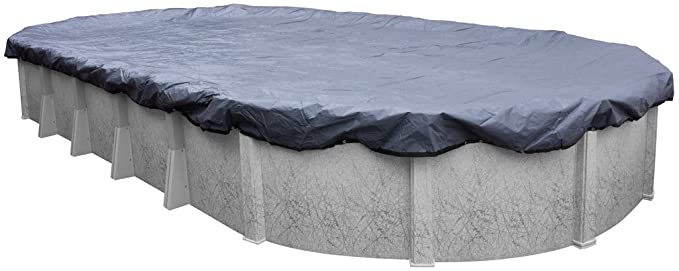 Robelle 341833-4 Premier Winter Pool Cover for Oval Above Ground Swimming Pools, 18 x 33-ft. Oval Pool