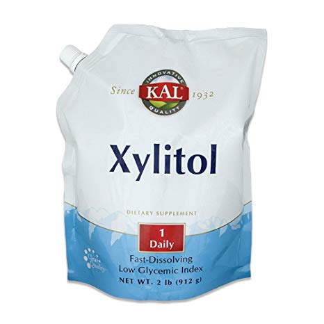 KAL Xylitol | Fast Dissolving Powder | Low Glycemic Sweetness | Fewer Calories Than Sugar | Won’t Promote Tooth Decay | 2lbs