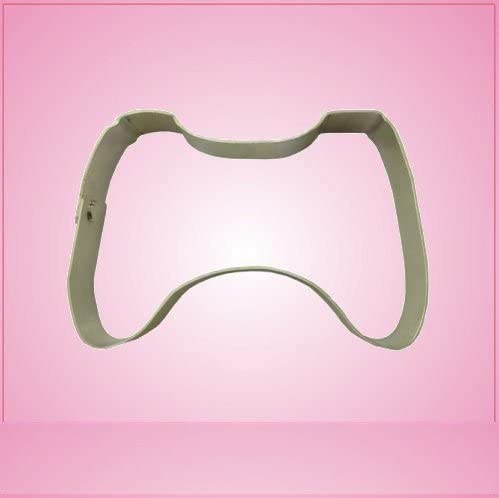 Video Game Controller Cookie Cutter 2-3/4 inches by 4 inches aluminum