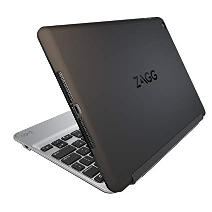 ZAGG ID6ZF2-BB0 Slim Book Ultrathin, Hinged Case with Detachable Backlit Keyboard for iPad Air 2 - Black