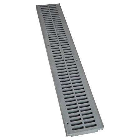 NDS 241-1 Spee-D Channel Drain Grate, Gray