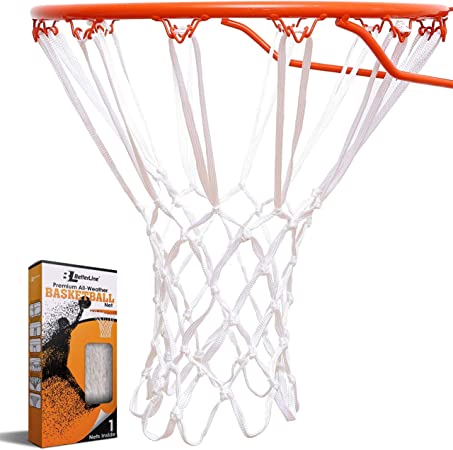 BETTERLINE Better Line Premium Quality Professional Basketball Net All-Weather Heavy Duty Thick Net (12 Loops)