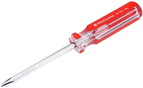 uxcell Magnetic #1 Phillips Screwdriver with 3 Inch Chrome Vanadium Steel Shaft